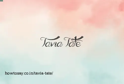 Tavia Tate