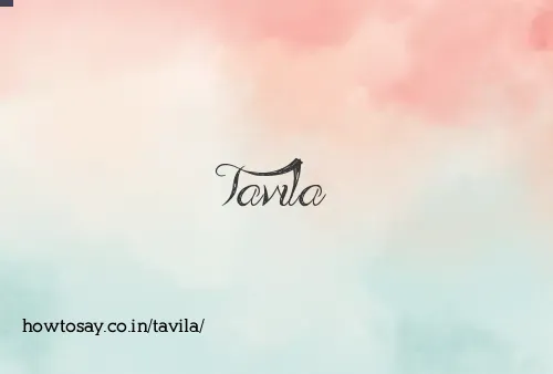Tavila