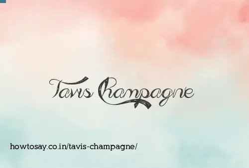 Tavis Champagne