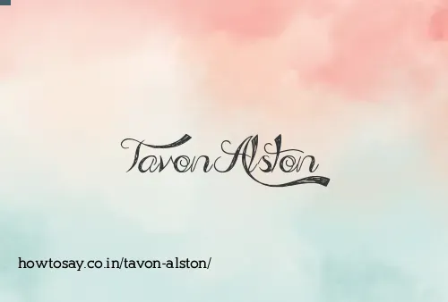 Tavon Alston