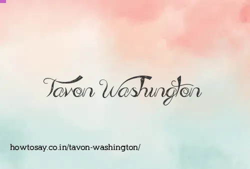Tavon Washington