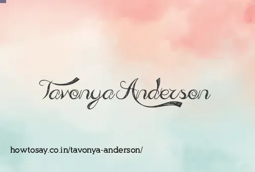 Tavonya Anderson