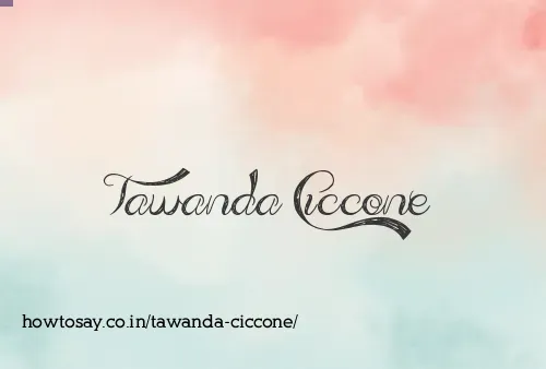 Tawanda Ciccone