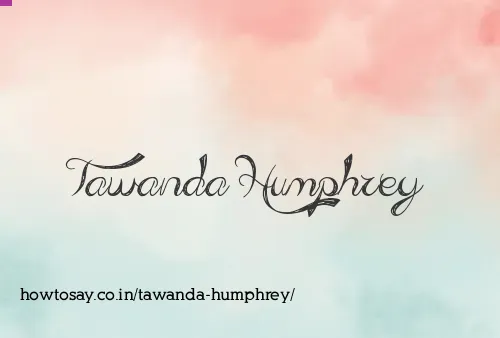Tawanda Humphrey