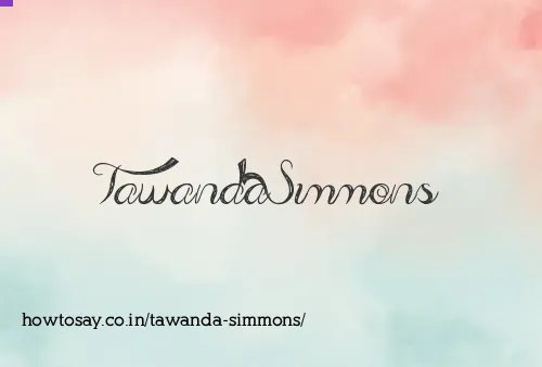 Tawanda Simmons