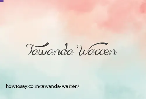 Tawanda Warren