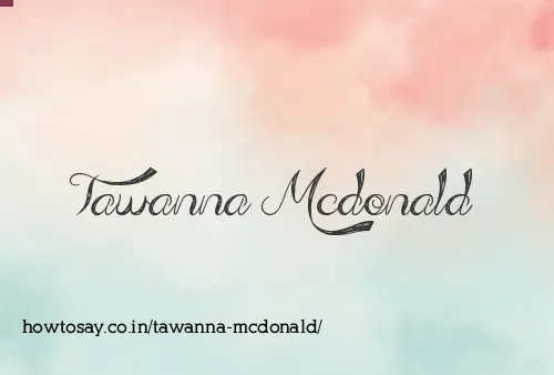 Tawanna Mcdonald