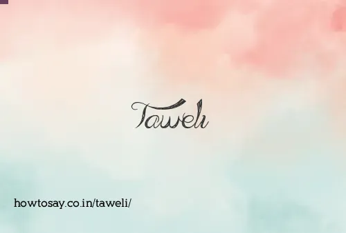 Taweli