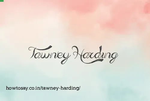 Tawney Harding