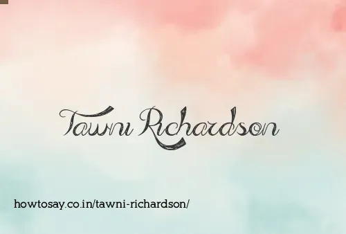 Tawni Richardson