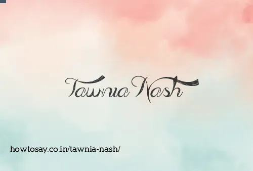 Tawnia Nash