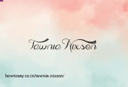 Tawnia Nixson