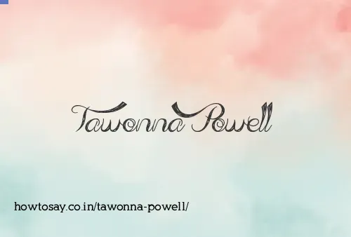 Tawonna Powell