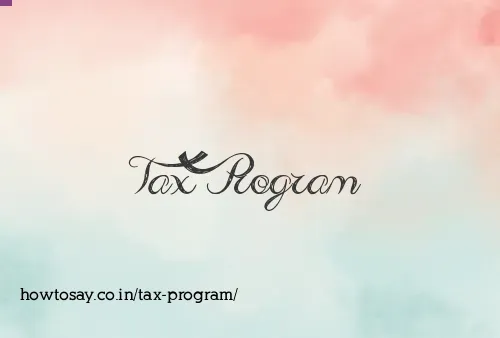 Tax Program