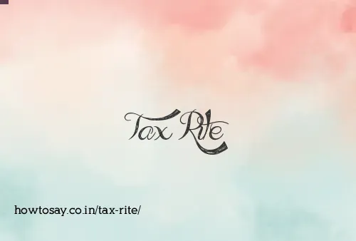 Tax Rite