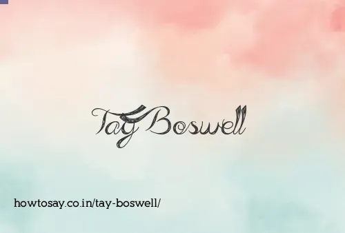 Tay Boswell