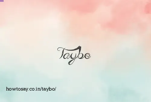 Taybo