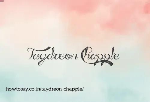 Taydreon Chapple