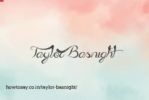 Taylor Basnight