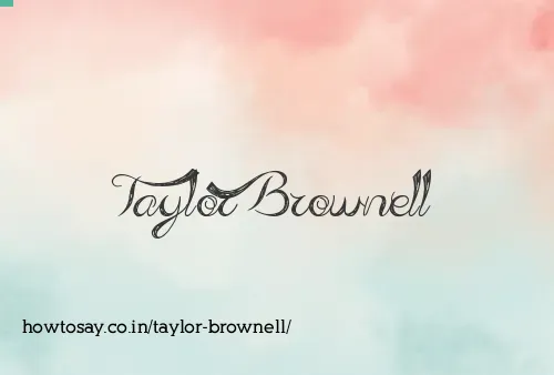 Taylor Brownell
