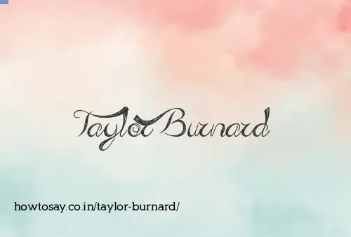 Taylor Burnard
