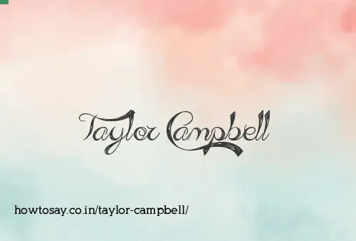 Taylor Campbell