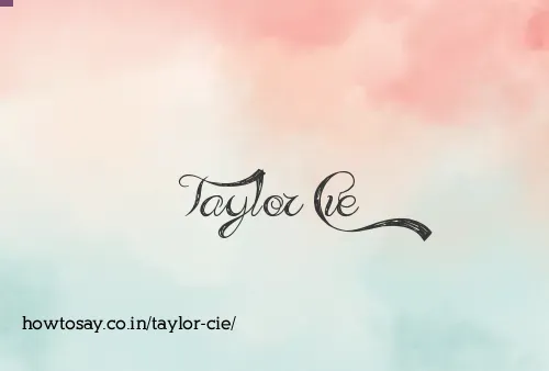Taylor Cie