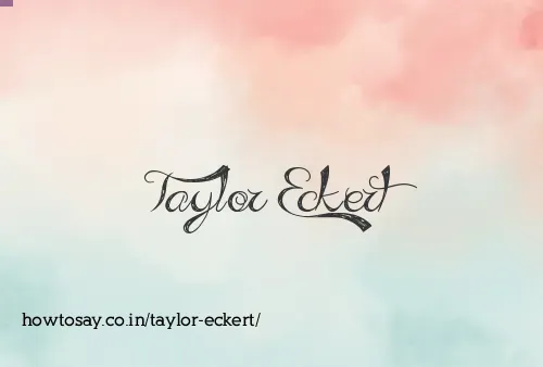 Taylor Eckert