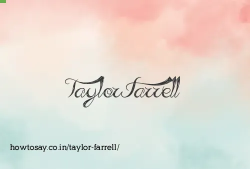 Taylor Farrell