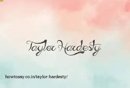 Taylor Hardesty