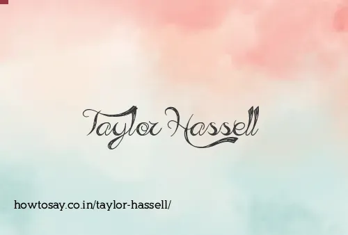 Taylor Hassell