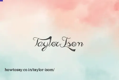 Taylor Isom