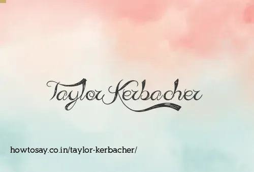 Taylor Kerbacher