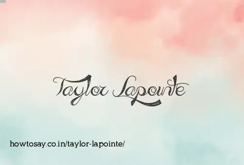 Taylor Lapointe
