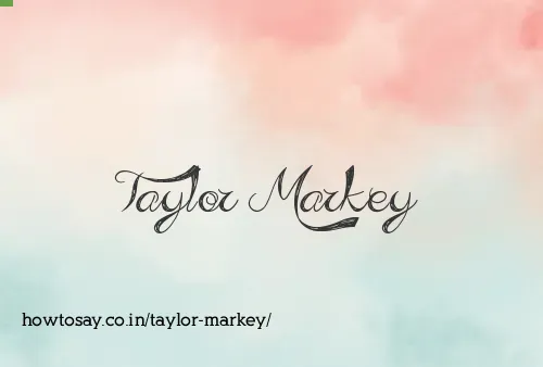 Taylor Markey