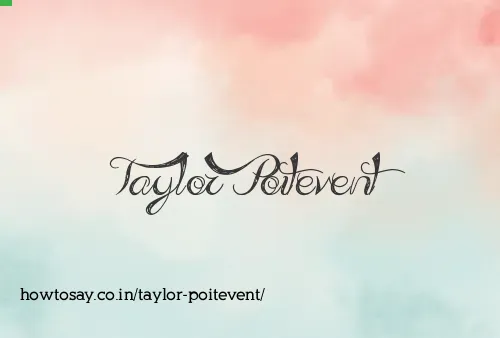 Taylor Poitevent