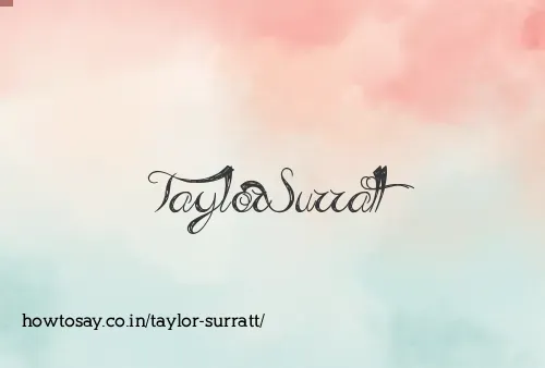 Taylor Surratt