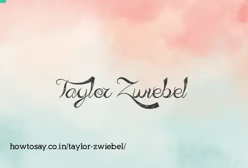 Taylor Zwiebel