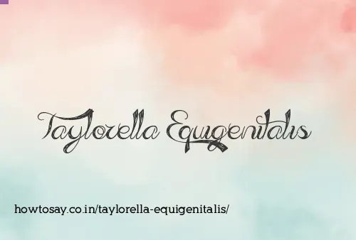 Taylorella Equigenitalis
