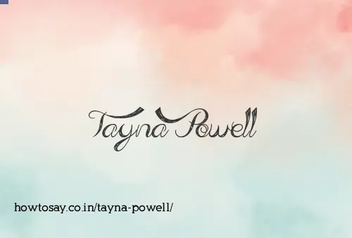 Tayna Powell