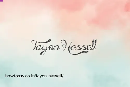 Tayon Hassell