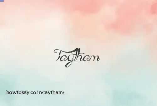 Taytham