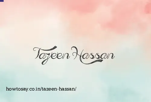 Tazeen Hassan