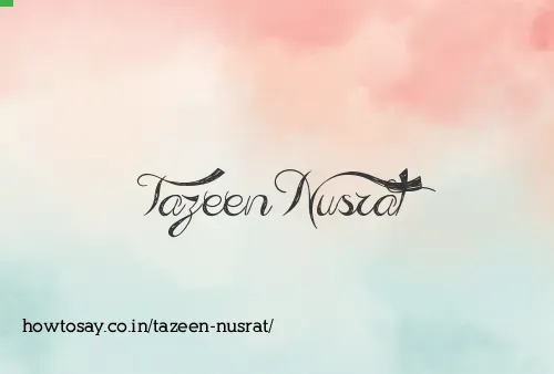 Tazeen Nusrat