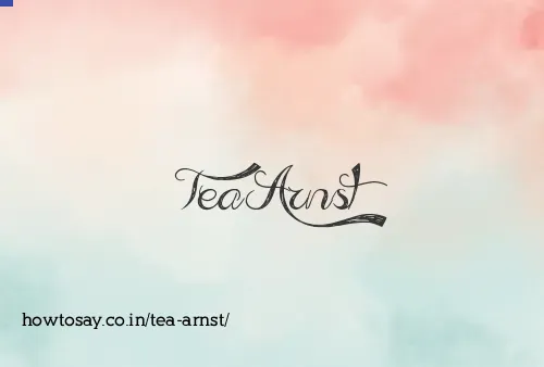 Tea Arnst