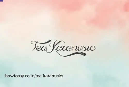 Tea Karanusic