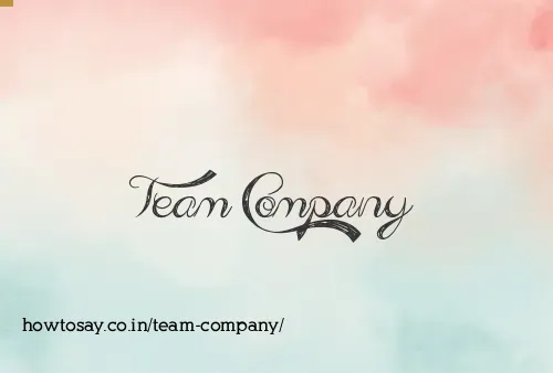 Team Company