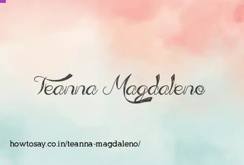 Teanna Magdaleno