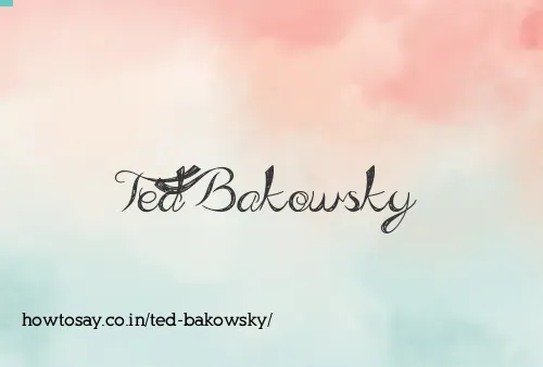 Ted Bakowsky