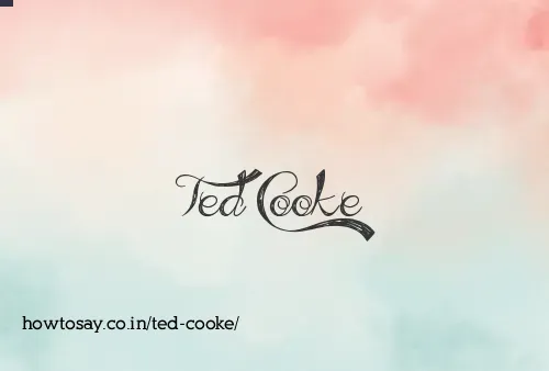 Ted Cooke